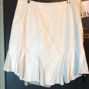 White leather skirt (never worn)